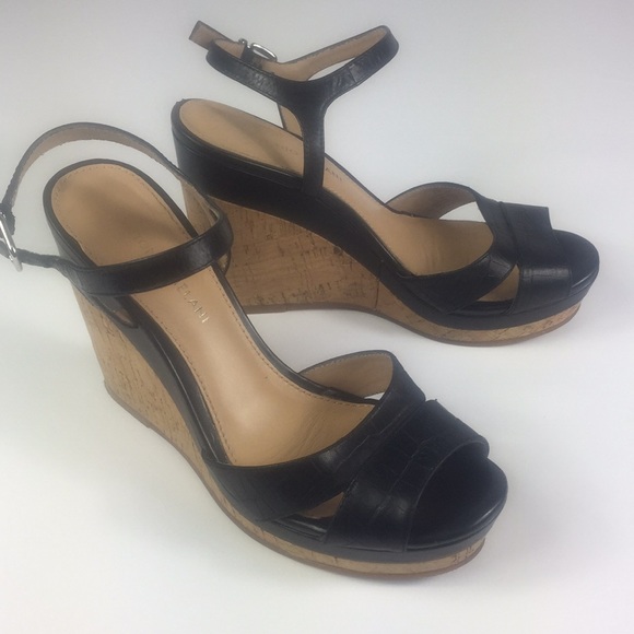 ANTONIO MELANI Shoes - Antonio Melani - Leather/Cork Wedges - Size 8